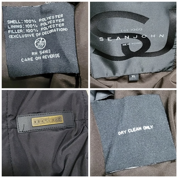 Sean John New York Quilted Puffer Button Front Corduroy Trim Jacket XL - Picture 7 of 10